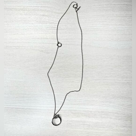 Celine silver knot necklace - preowned - Picture 1 of 6